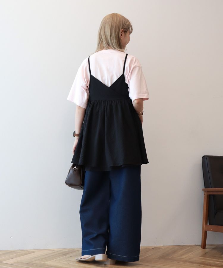 AMERICAN HOLIC「【WEB限定】前後2WAYキャミソールチュニック【UVカット・イージーケア】」|ベスト・ジレ|