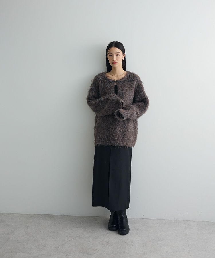 AnriettMusee「前後2wayキーネックシャギーニット」|ニット・セーター|