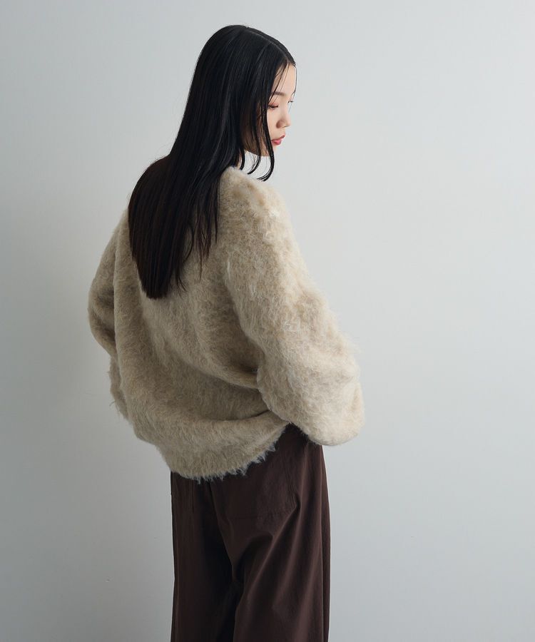 AnriettMusee「前後2wayキーネックシャギーニット」|ニット・セーター|
