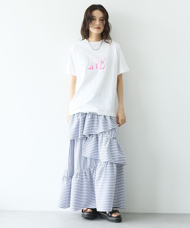 GARAGE OF GOOD CLOTHING「【AMERICANA】ラフィー丸胴プリントT【日本製】」|Tシャツ・カットソー|