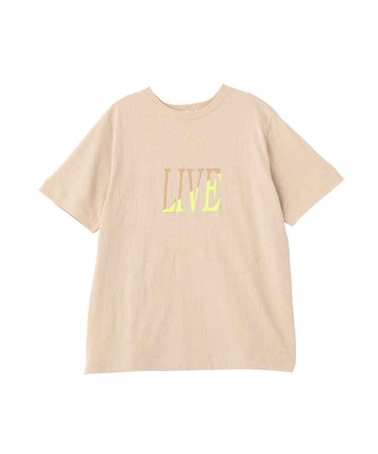 GARAGE OF GOOD CLOTHING「【AMERICANA】ラフィー丸胴プリントT【日本製】」|Tシャツ・カットソー|Ecru