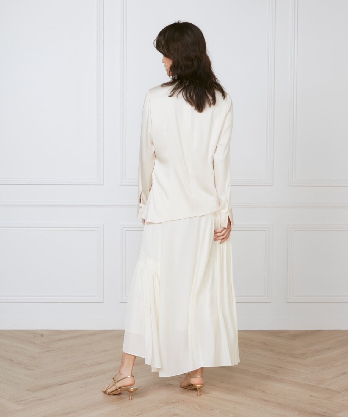 INED「ウエストひねりブラウス《la veille by SUPERIOR CLOSET》」|シャツ・ブラウス|