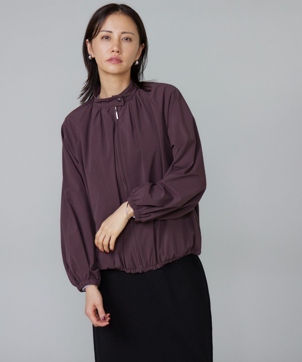 Le Souk「ギャザーショートブルゾン」|その他|