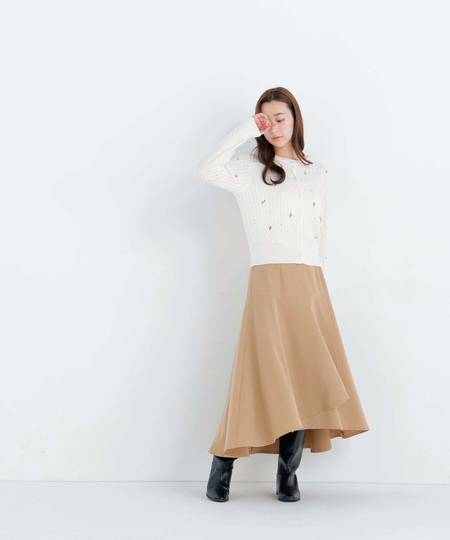  「アシメラッフルスカート」|スカート|