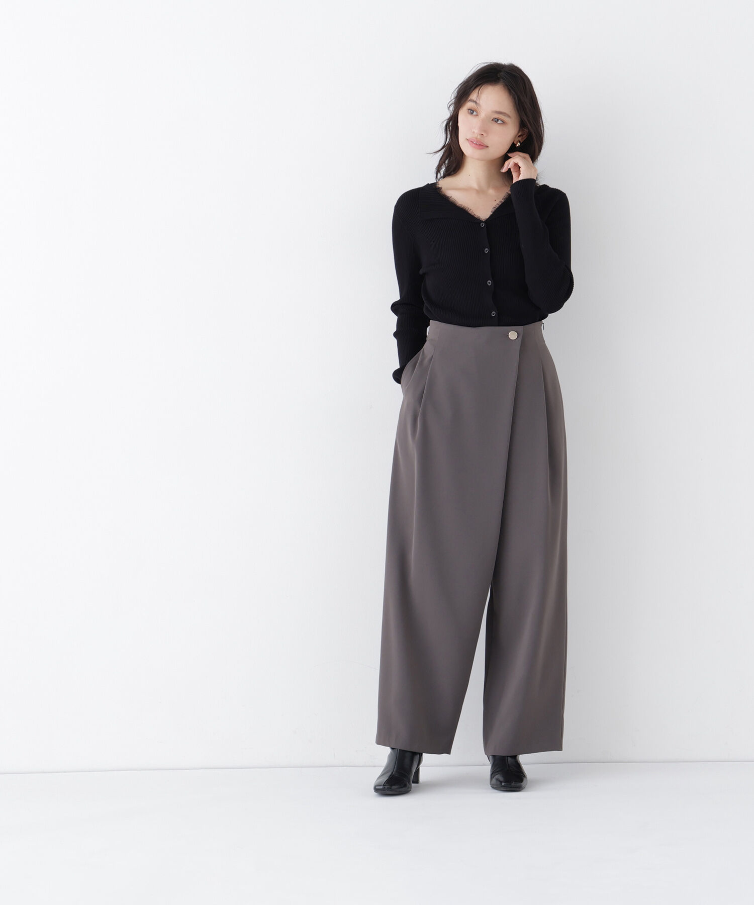  「アシメワイドパンツ」|その他|