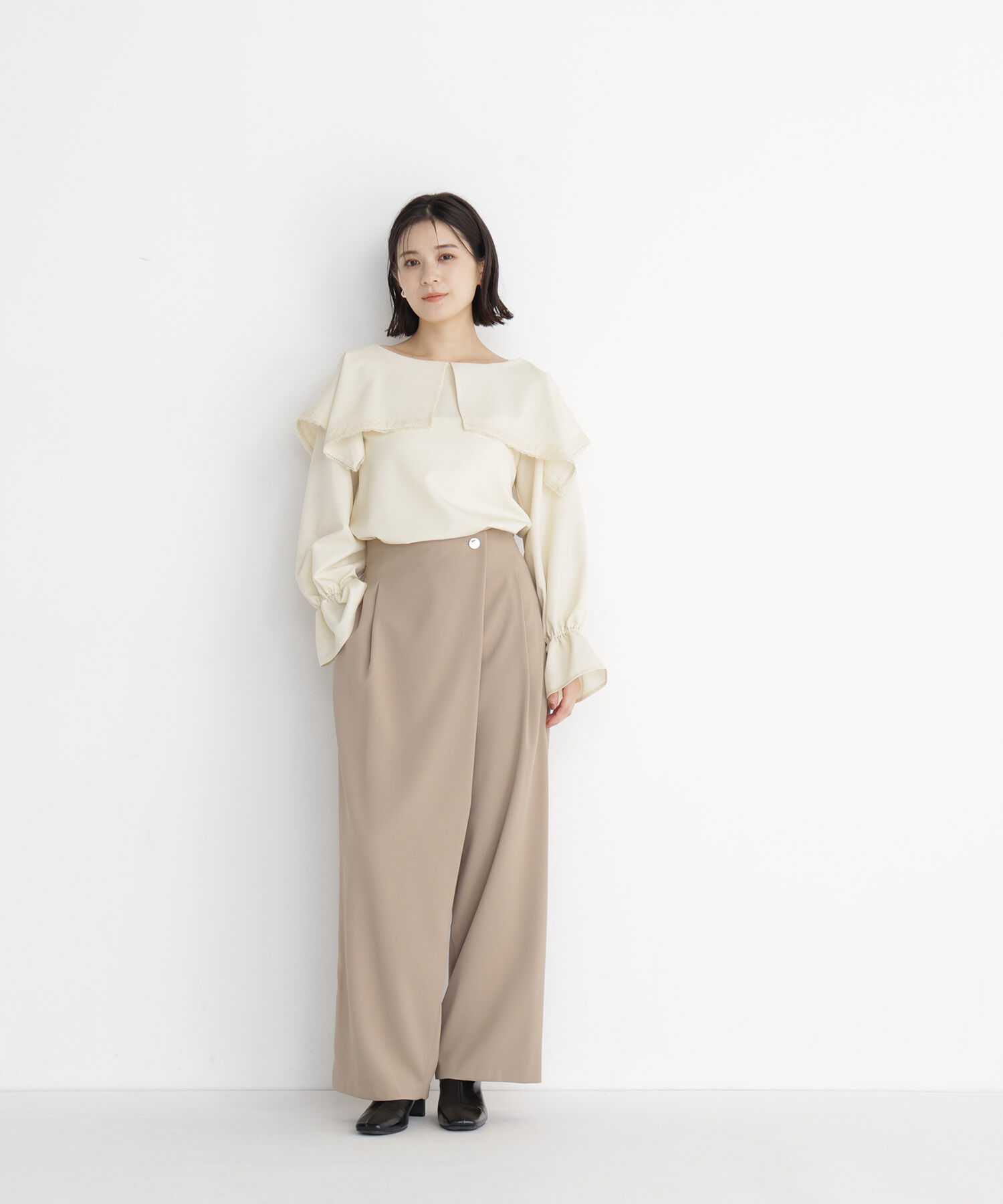  「アシメワイドパンツ」|その他|