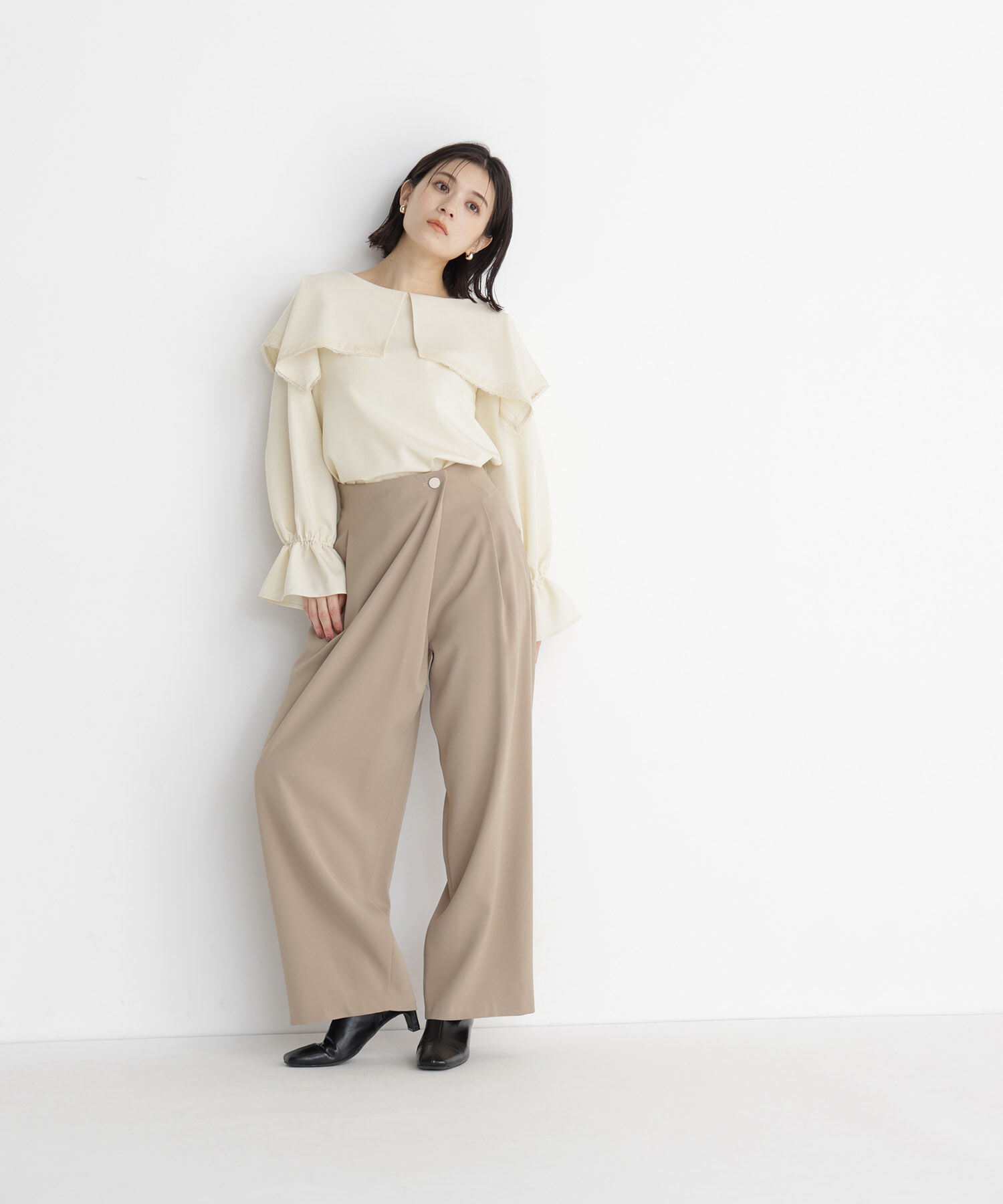  「アシメワイドパンツ」|その他|