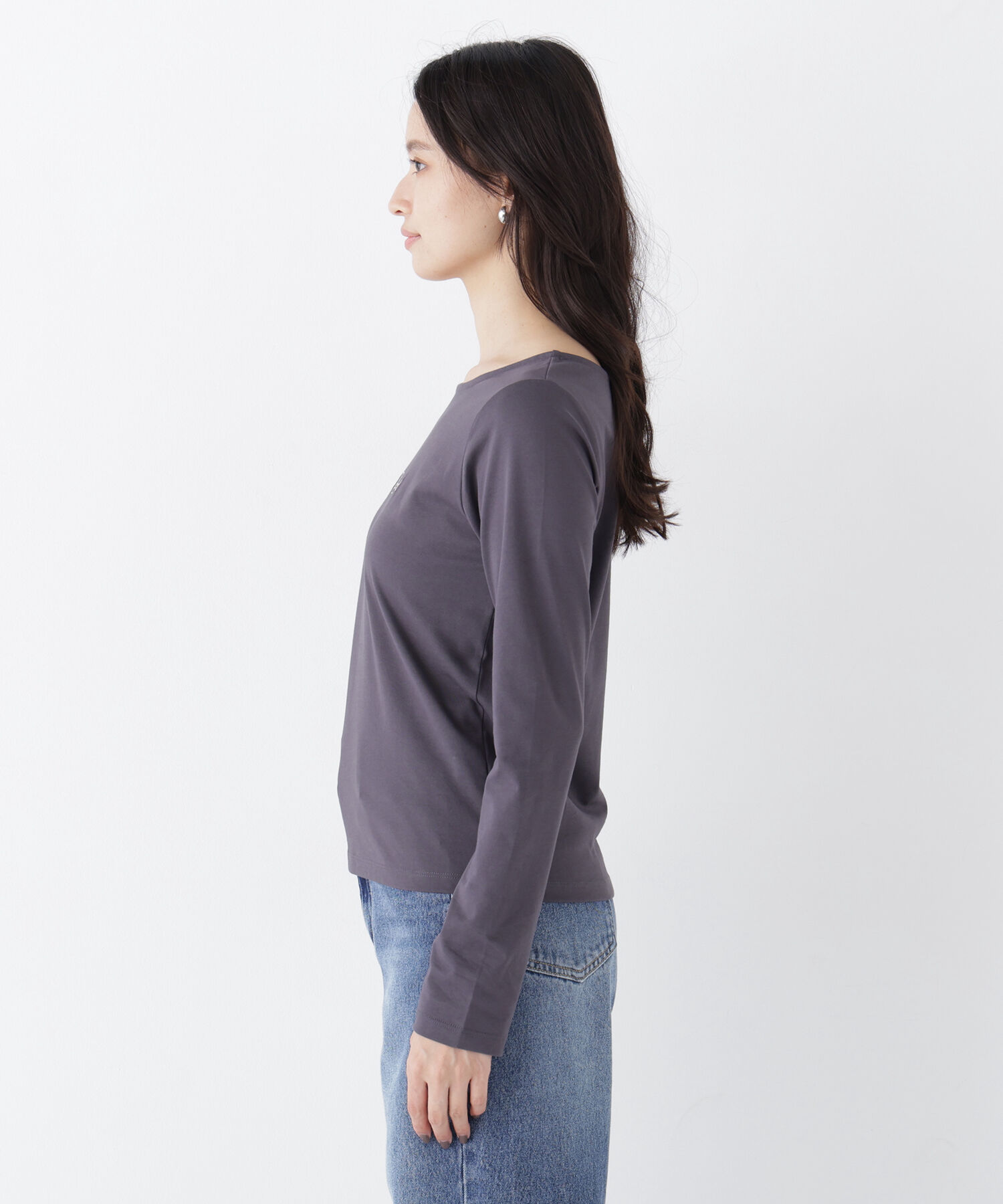  「刺繍ロゴロンT」|Tシャツ・カットソー|