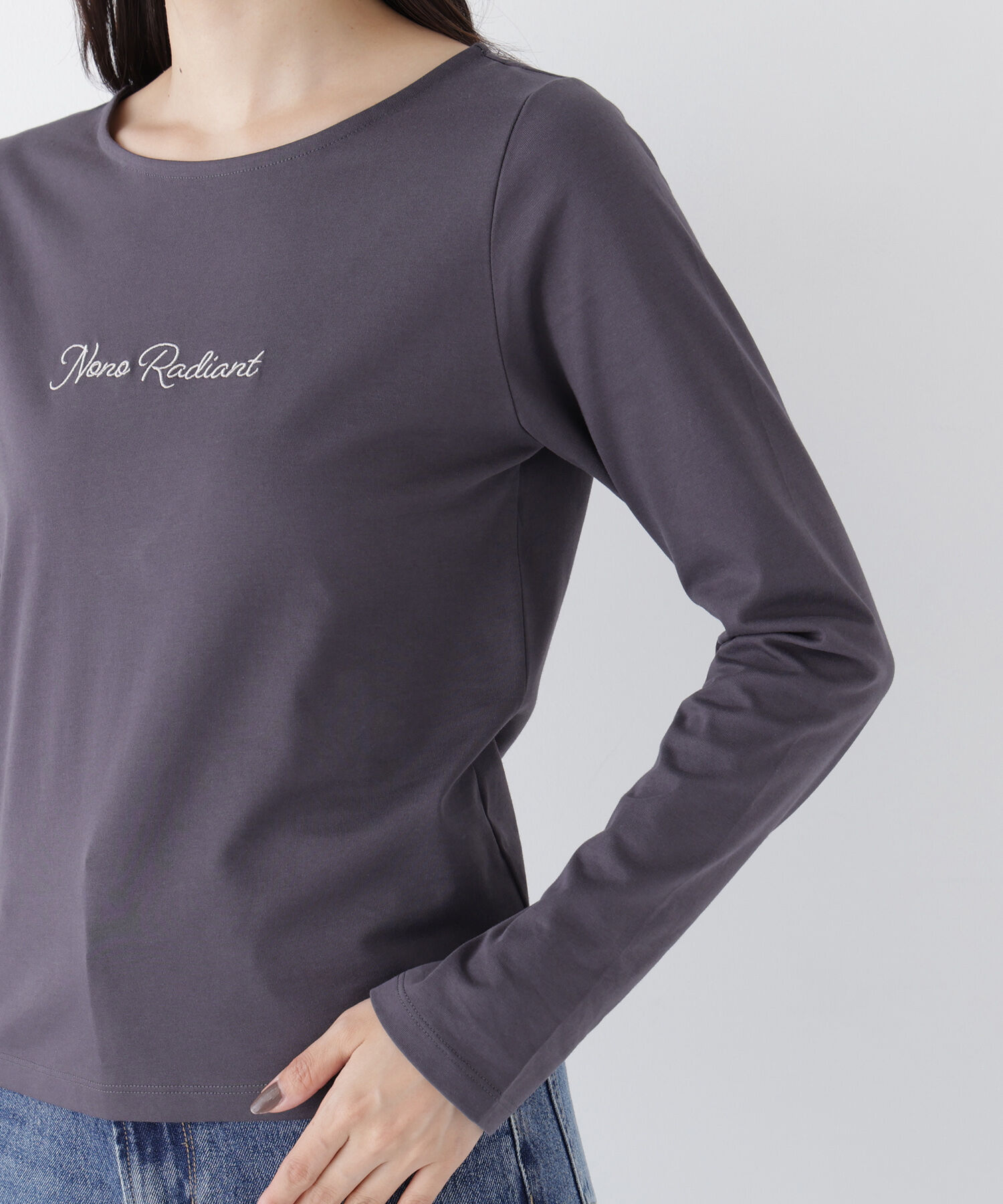  「刺繍ロゴロンT」|Tシャツ・カットソー|