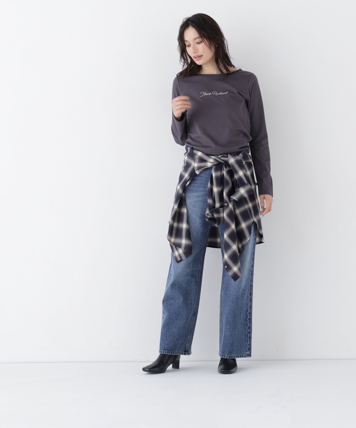  「刺繍ロゴロンT」|Tシャツ・カットソー|