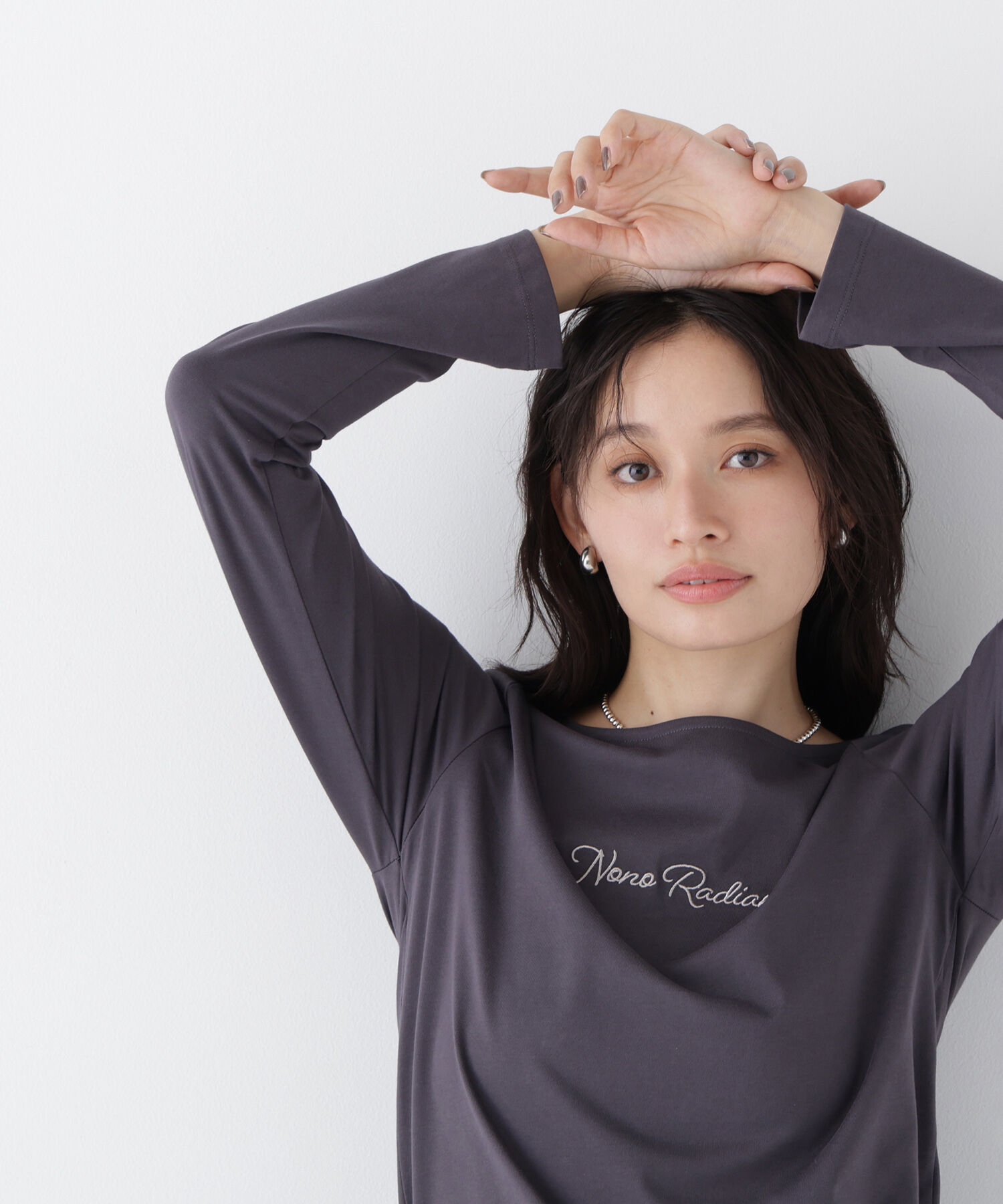  「刺繍ロゴロンT」|Tシャツ・カットソー|