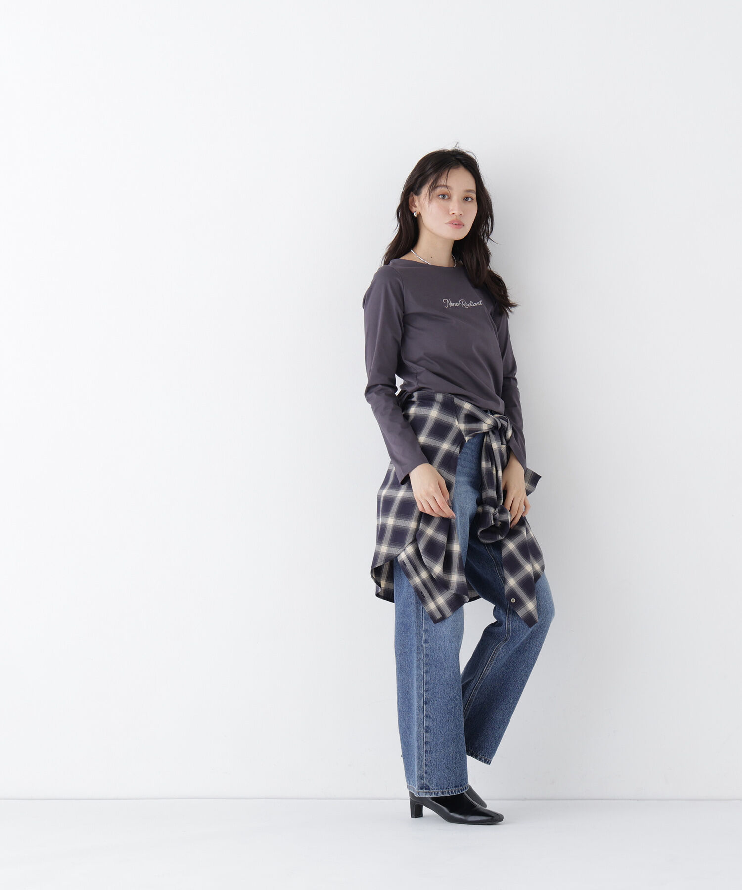  「刺繍ロゴロンT」|Tシャツ・カットソー|