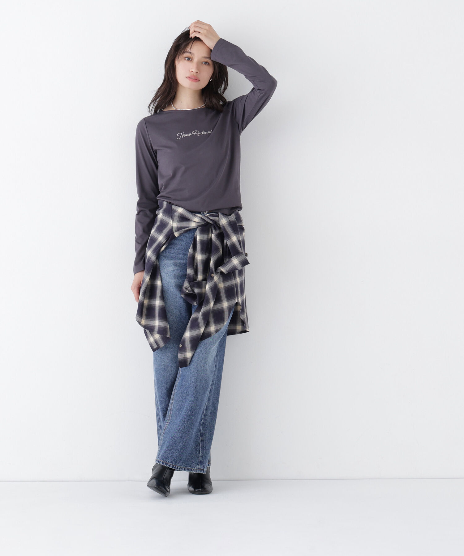  「刺繍ロゴロンT」|Tシャツ・カットソー|