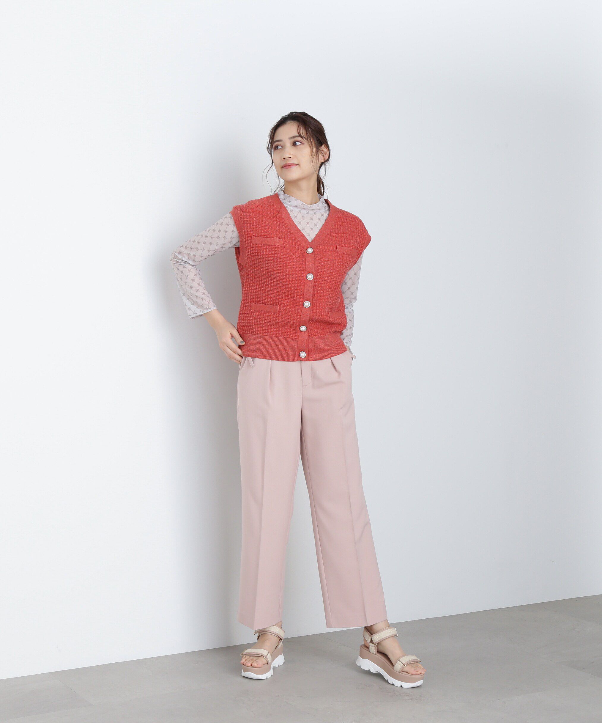  「サイドベルトパンツ」|その他|