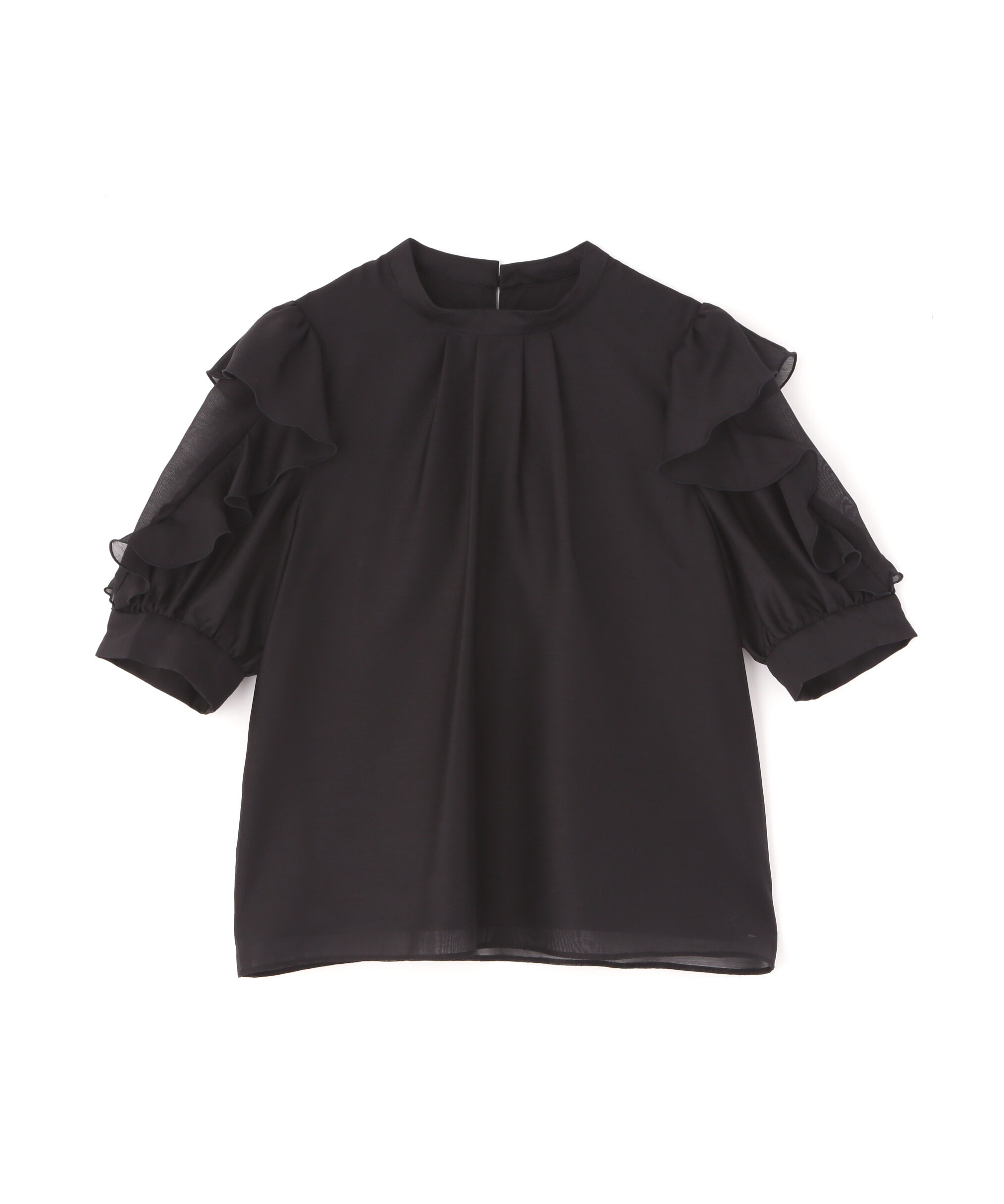 PROPORTION BODY DRESSING「＜ウォッシャブル＞フリルスリーブタックブラウス　26SS」|シャツ・ブラウス|