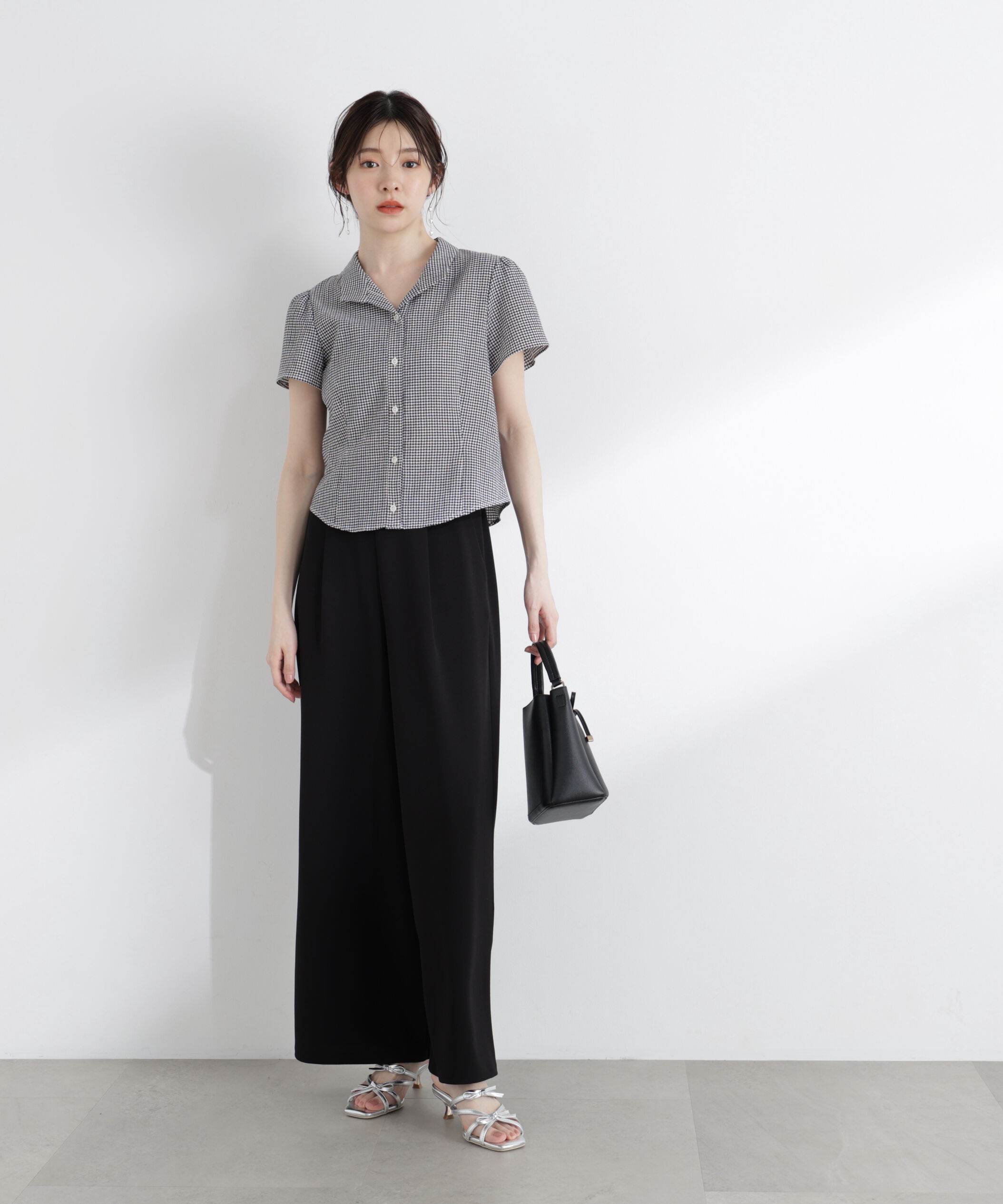 PROPORTION BODY DRESSING「〈a/mie〉カットジョーゼットイージーパンツ」|その他|