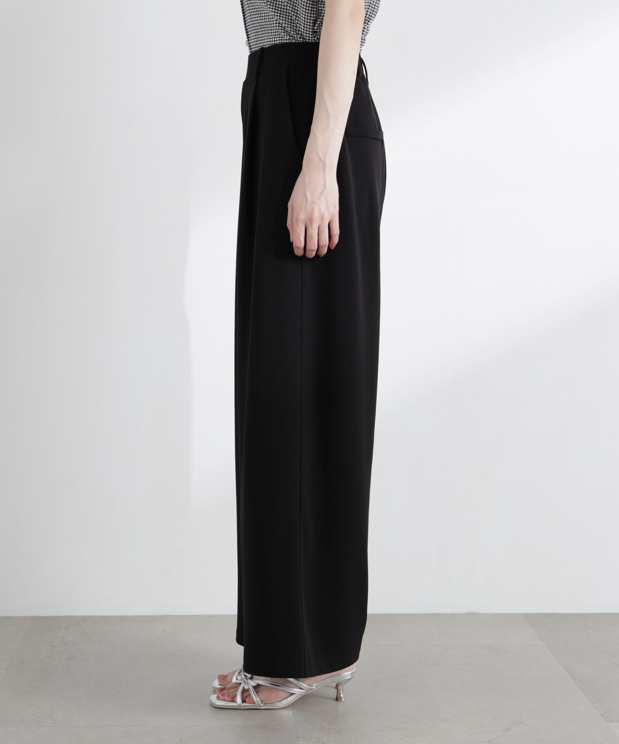 PROPORTION BODY DRESSING「〈a/mie〉カットジョーゼットイージーパンツ」|その他|