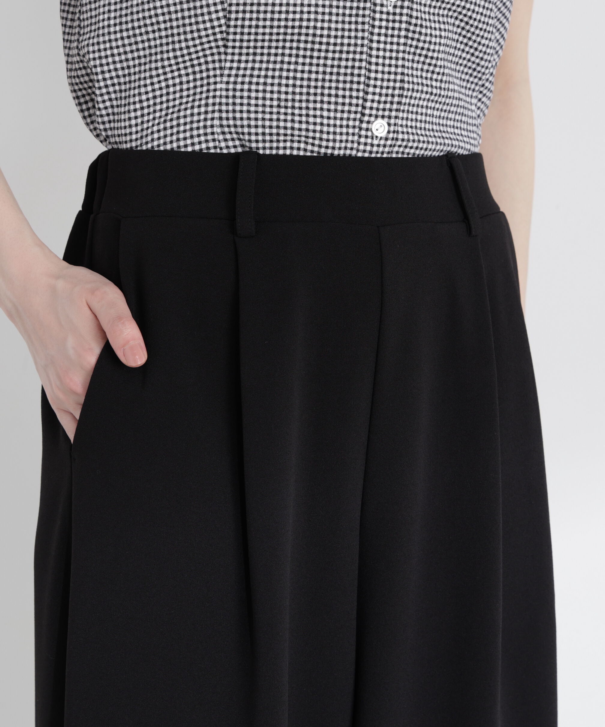 PROPORTION BODY DRESSING「〈a/mie〉カットジョーゼットイージーパンツ」|その他|