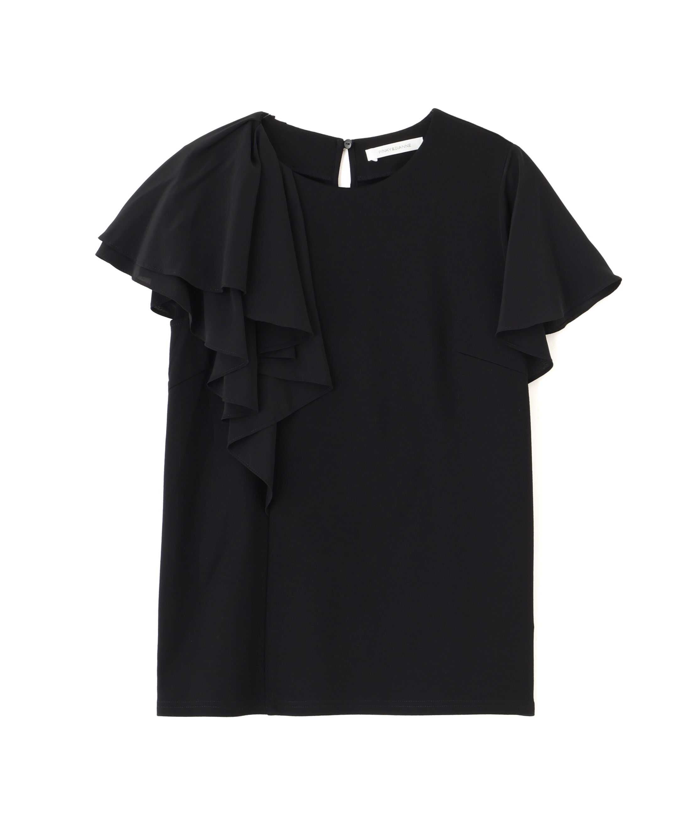  「◆ラッフルコンビカットソープルオーバー」|Tシャツ・カットソー|