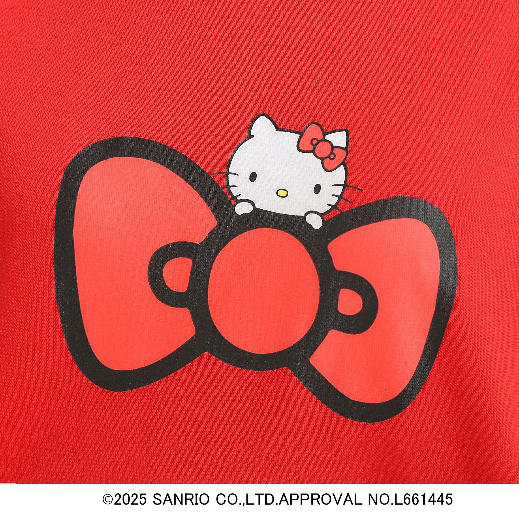 SHOO･LA･RUE「【HELLO KITTYコラボ】【SHOO ICE／汗染み軽減／UVカット】コンパクトTシャツ」|Tシャツ・カットソー|