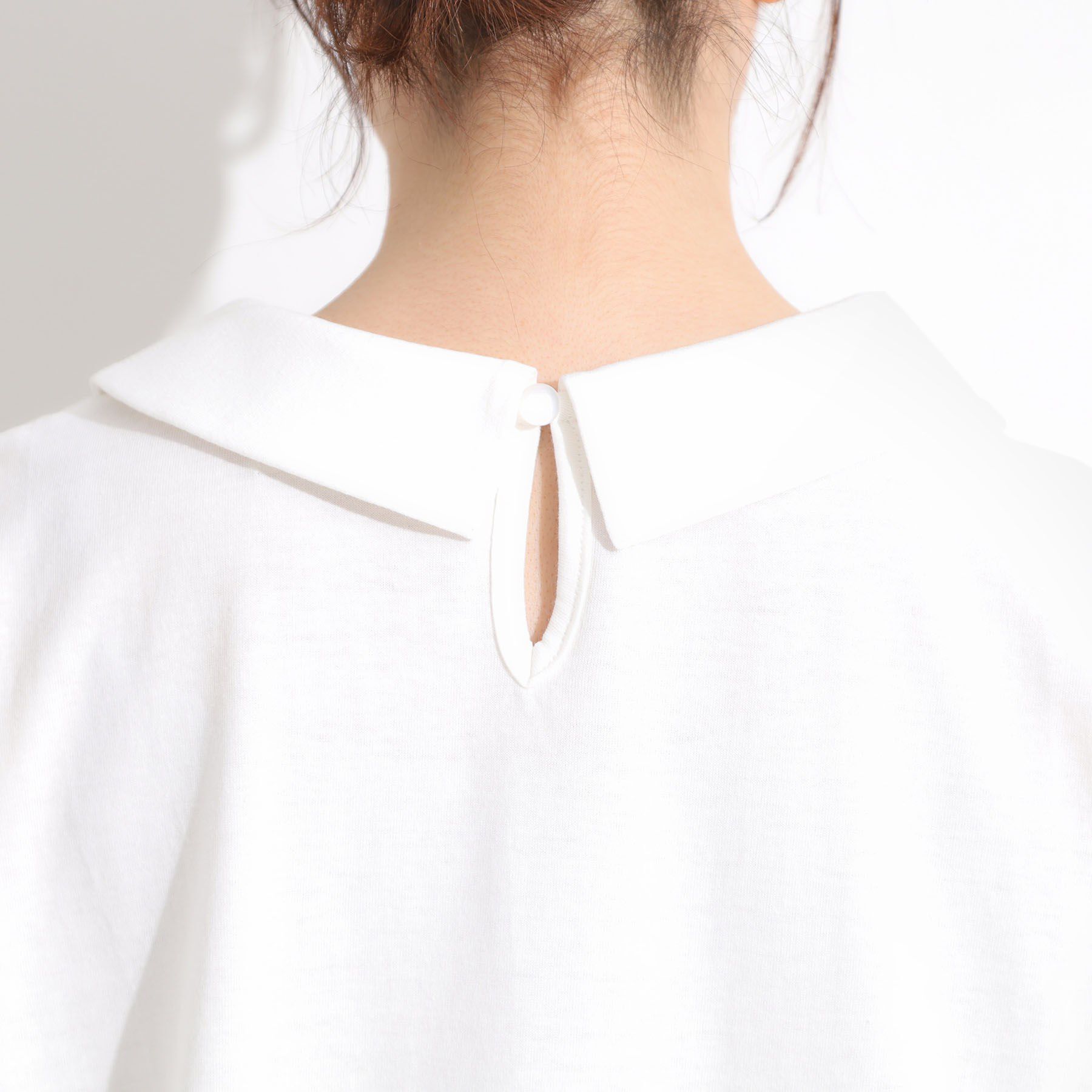 SHOO･LA･RUE「【S-LL】こだわりの襟バランスが大人かわいい ボックスシルエットトップス」|Tシャツ・カットソー|