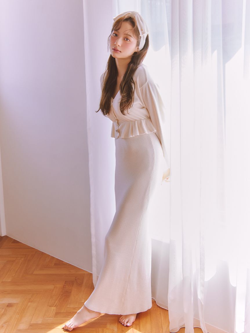 SNIDEL HOME「【quup(R)】ニットカップインタンクワンピース」|ルームウェア|