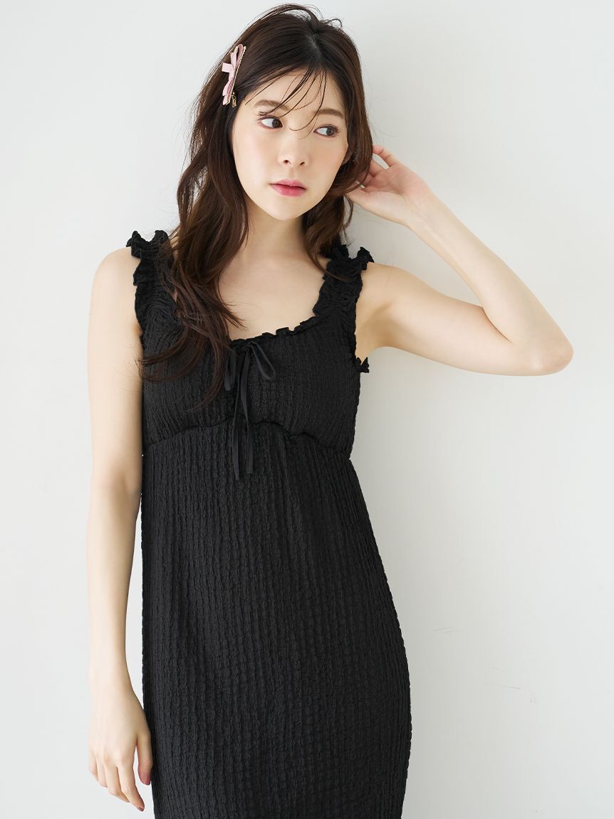 SNIDEL HOME「ポップコーンカットワンピース」|ルームウェア|