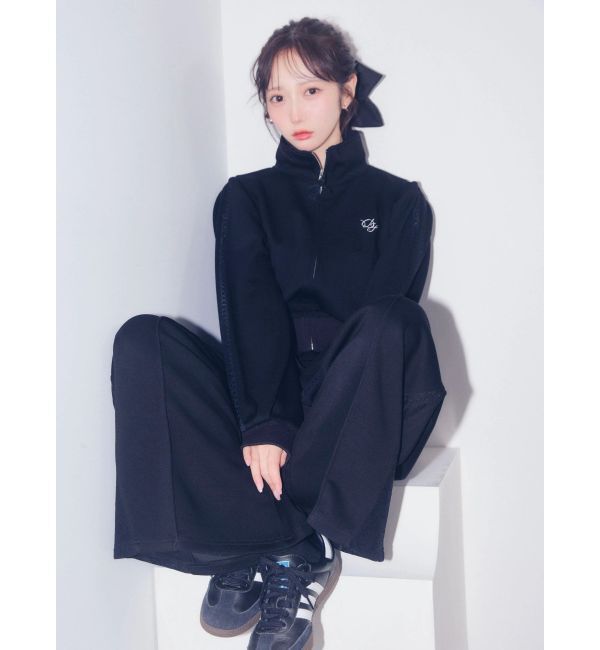 dazzlin「【&ne;ME 谷崎早耶コラボ】レースラインスウェットパンツ」|その他|