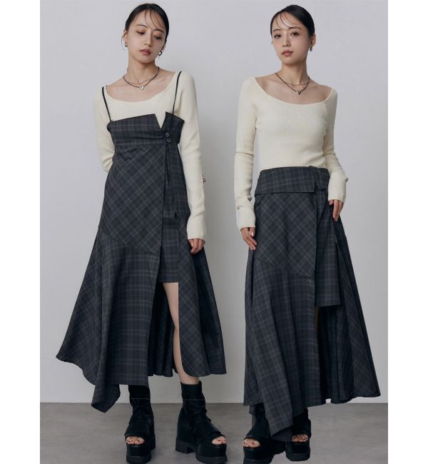 MURUA「2WAYスリットキャミワンピース」|ワンピース|