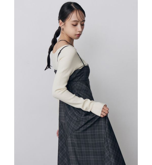 MURUA「2WAYスリットキャミワンピース」|ワンピース|
