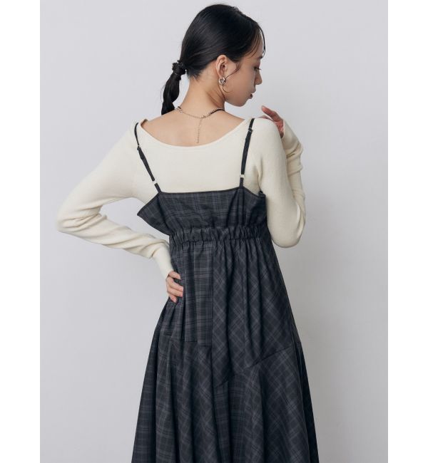 MURUA「2WAYスリットキャミワンピース」|ワンピース|