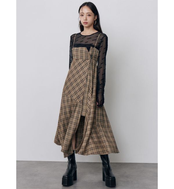 MURUA「2WAYスリットキャミワンピース」|ワンピース|