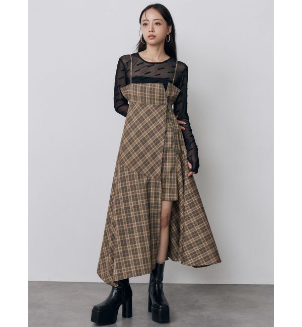 MURUA「2WAYスリットキャミワンピース」|ワンピース|