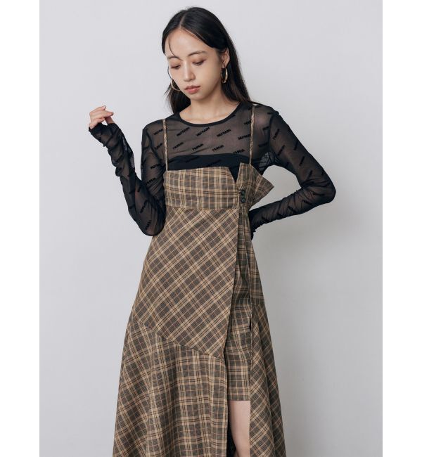 MURUA「2WAYスリットキャミワンピース」|ワンピース|