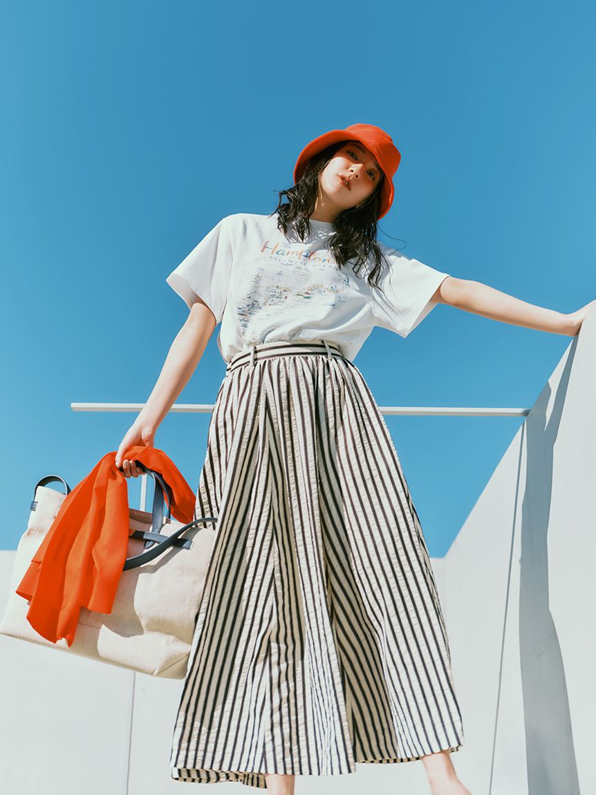 Mila Owen「MapPatternグラフィックＴシャツ」|Tシャツ・カットソー|