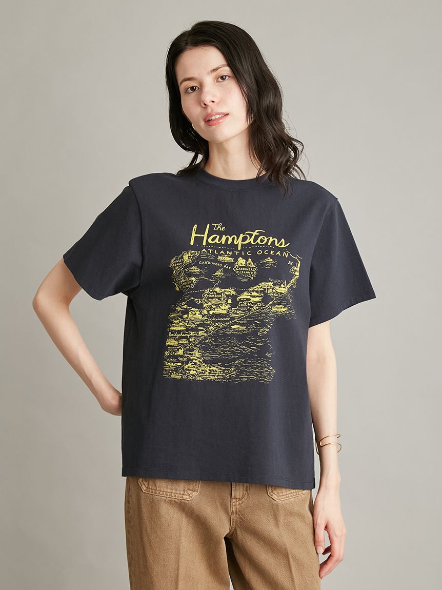 Mila Owen「MapPatternグラフィックＴシャツ」|Tシャツ・カットソー|