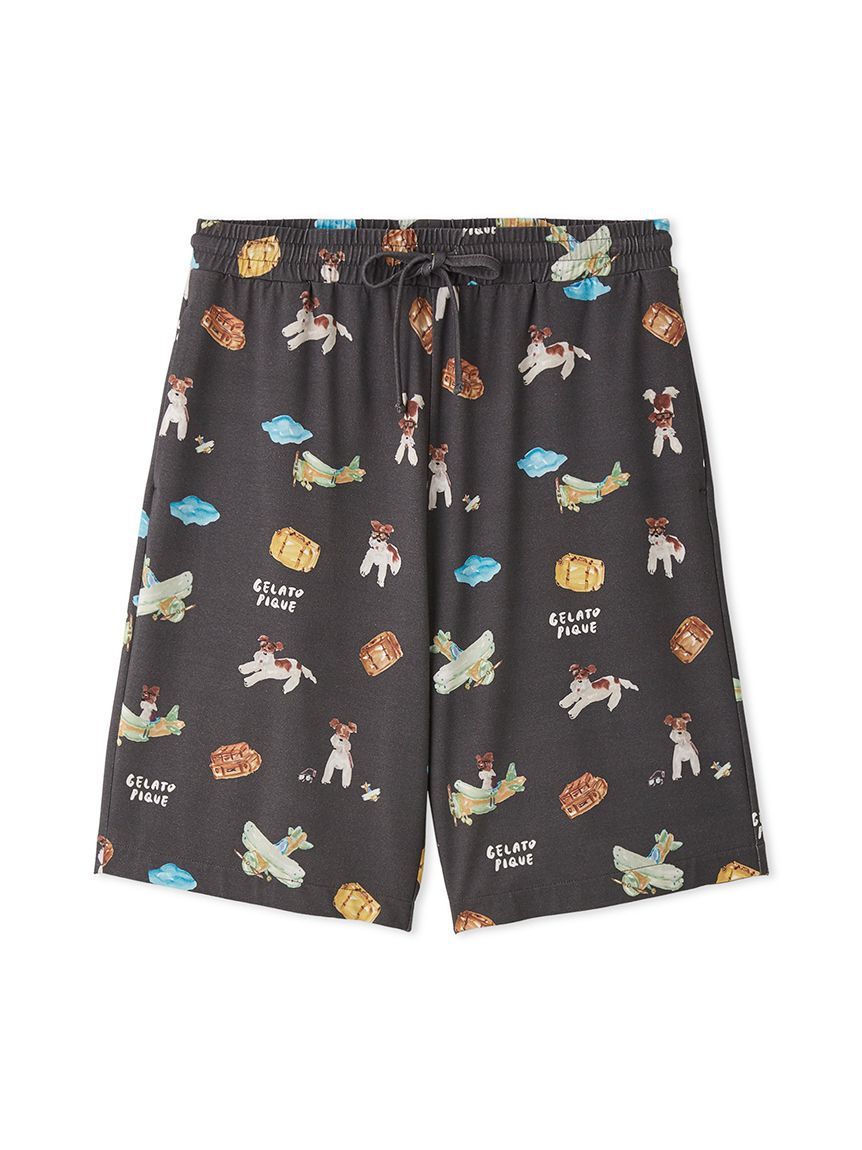 GELATO PIQUE HOMME「【ヒラノトシユキ】【HOMME】【接触冷感】PLANEDOG柄プリントハーフパンツ」|その他|DGRY