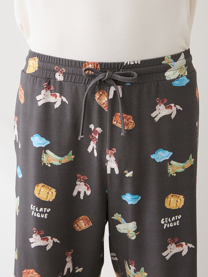 GELATO PIQUE HOMME「【ヒラノトシユキ】【HOMME】【接触冷感】PLANEDOG柄プリントハーフパンツ」|その他|