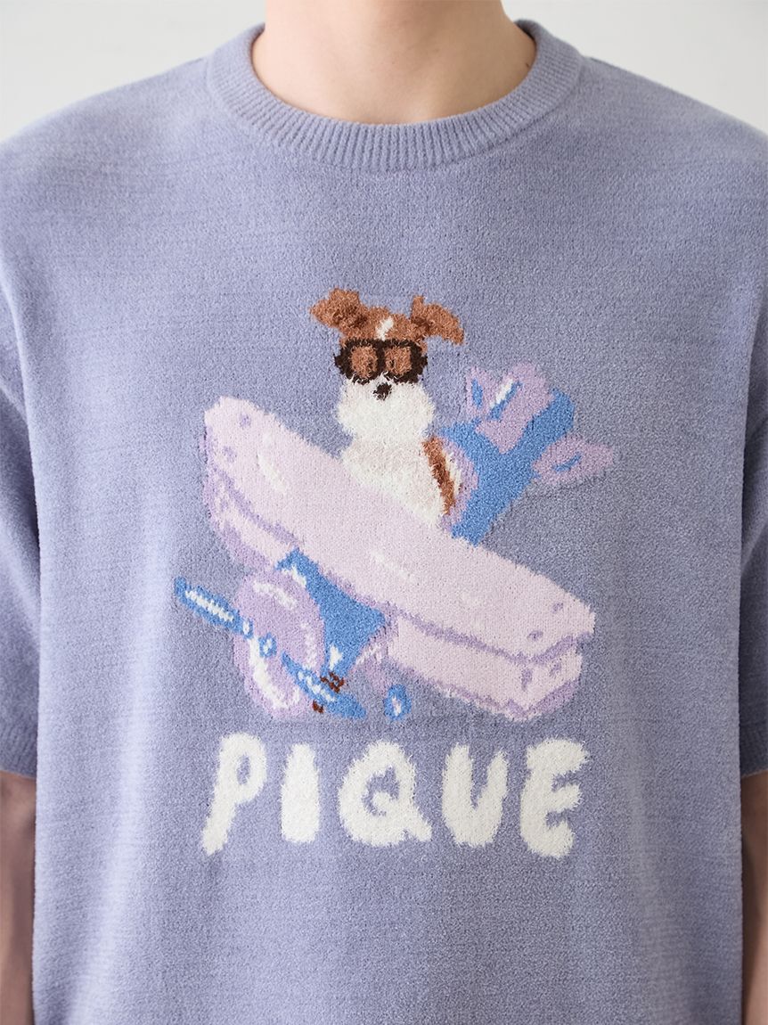 GELATO PIQUE HOMME「【ヒラノトシユキ】【HOMME】エアリーモコPLANEDOGジャガードプルオーバー」|プルオーバー|