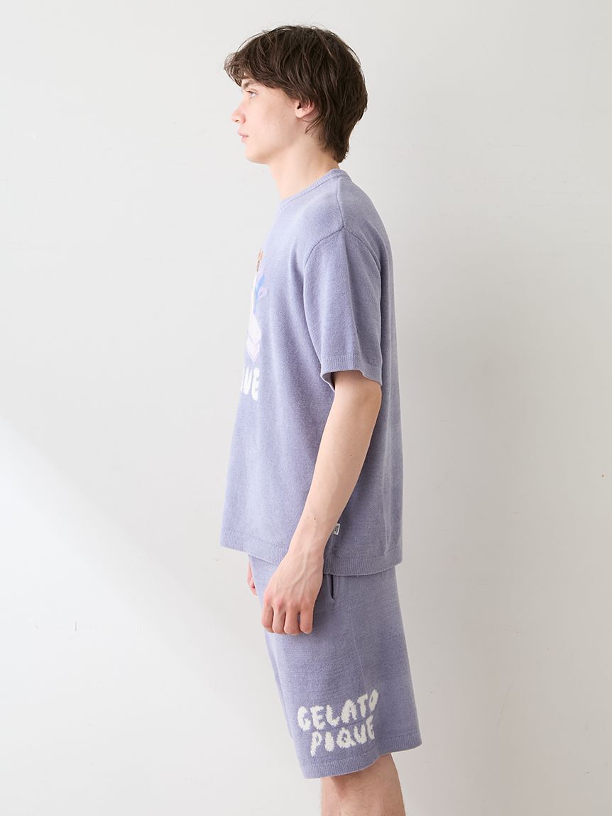 GELATO PIQUE HOMME「【ヒラノトシユキ】【HOMME】エアリーモコPLANEDOGジャガードプルオーバー」|プルオーバー|