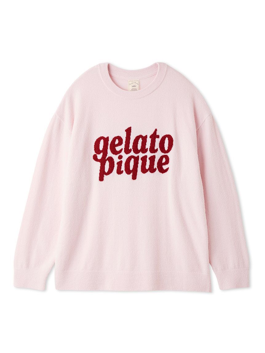 gelato pique「スムーズィーロゴジャガード長袖プルオーバー」|ルームウェア|