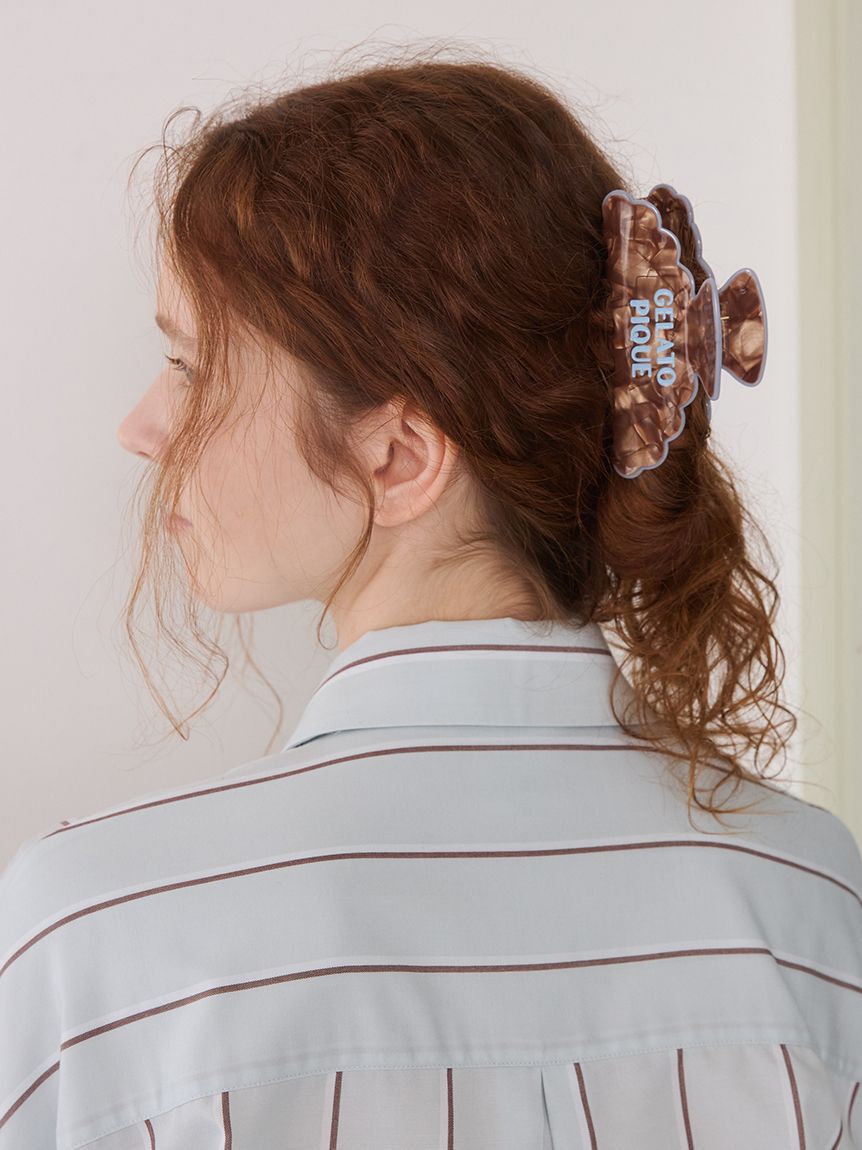 gelato pique「バイカラーロゴヘアクリップ」|その他|