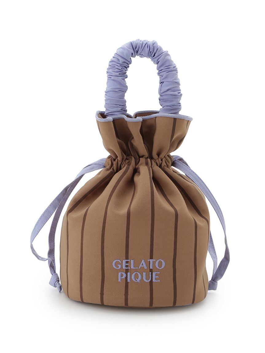 gelato pique「バイカラー巾着」|ポーチ|BRW