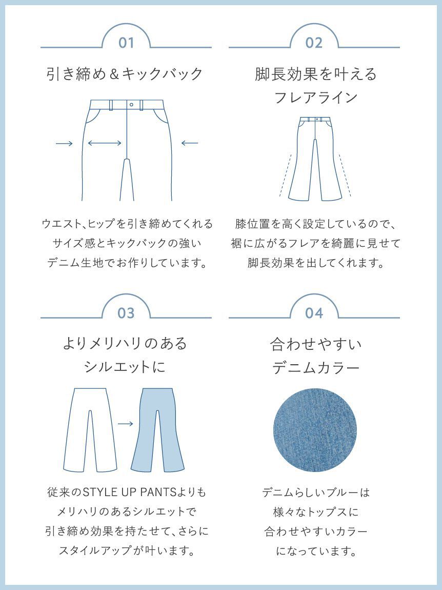 SNIDEL「UP LIFT DENIM」|デニム|