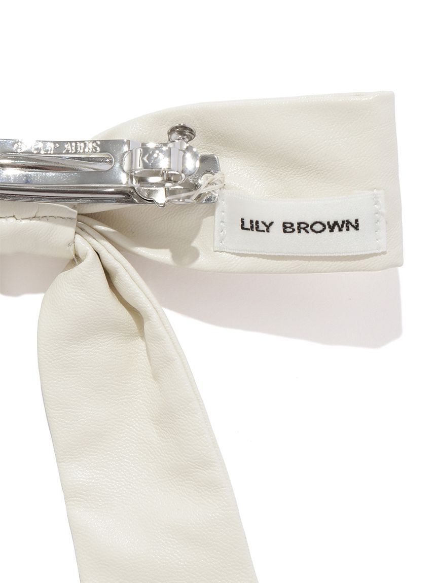 LILY BROWN「ロングリボンバレッタ」|ヘアバンド|