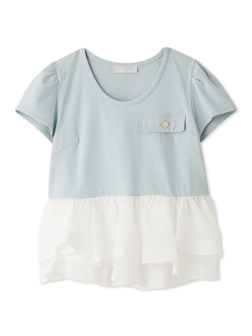 CELFORD「トリムポケットペプラムTシャツ」|Tシャツ・カットソー|