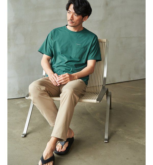 ikka「【雑誌MonoMax5月号掲載】GOKU楽パンツ EASY STRETCH 冷感アンクル「小泉孝太郎さん着用モデル」」|スラックス|