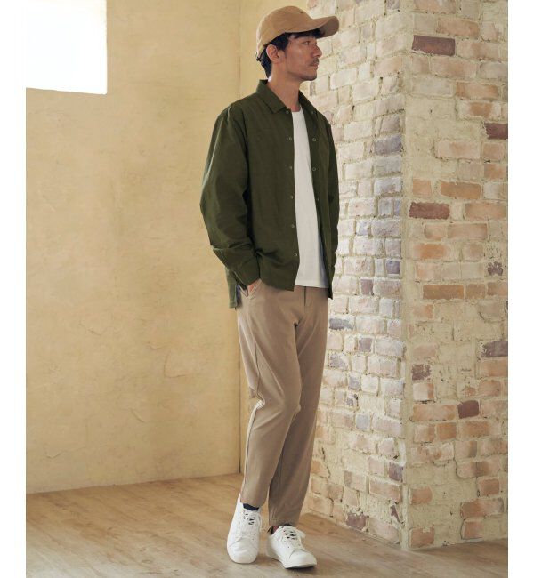 ikka「【雑誌MonoMax5月号掲載】GOKU楽パンツ EASY STRETCH 冷感アンクル「小泉孝太郎さん着用モデル」」|スラックス|