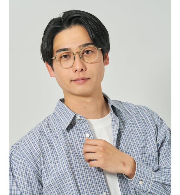  「ボストン型 メガネ | チタン 高級感  度あり 度なし メンズTITANIUM (ビジネス) レンズ交換券付」|メガネ|