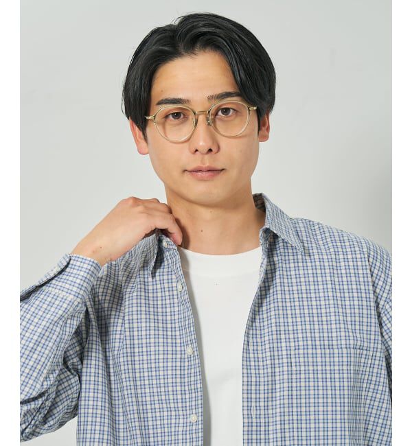  「ボストン型 メガネ | チタン 高級感  度あり 度なし メンズTITANIUM (ビジネス) レンズ交換券付」|メガネ|